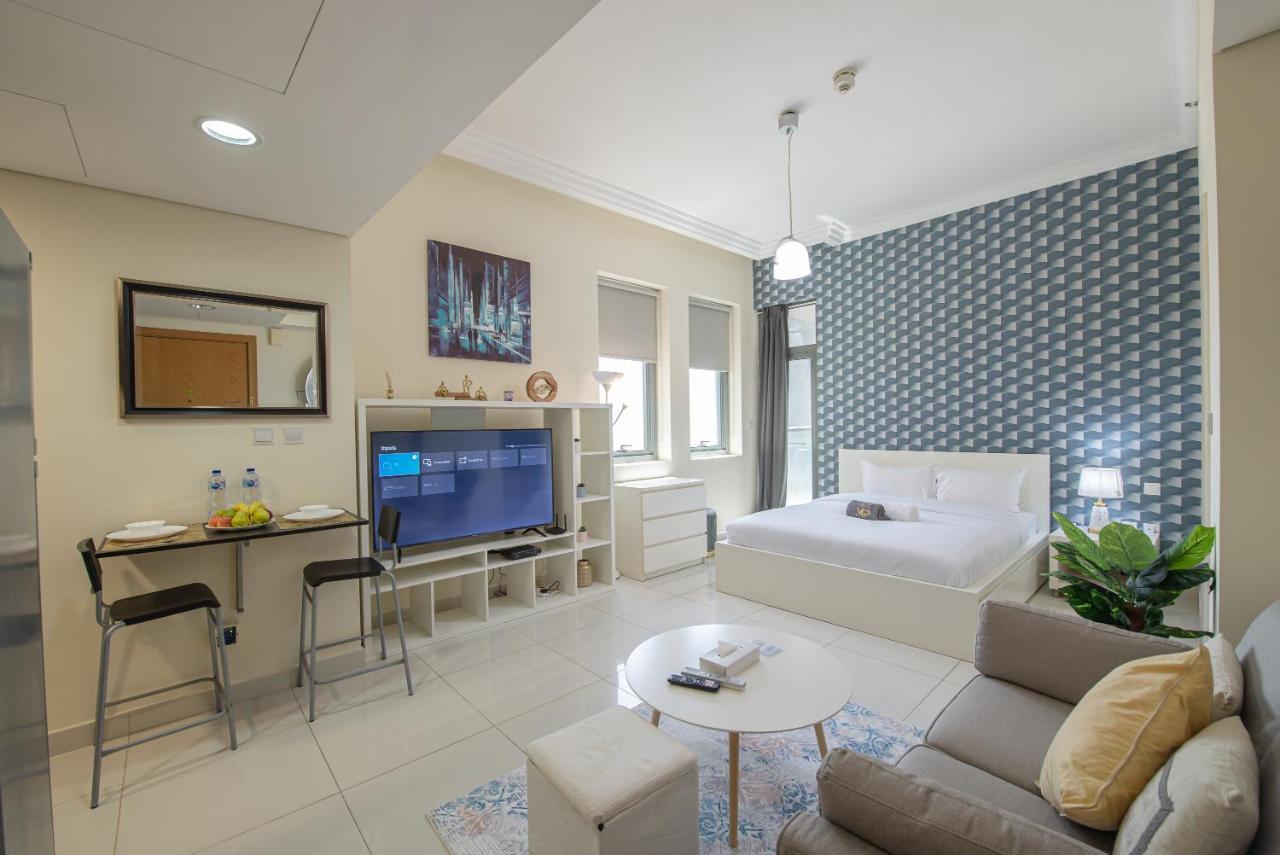 Ferienwohnung Marco Polo - Elegant Studio With Panoramic City Views Dubai Exterior foto